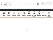 Tablet Screenshot of ergodesk.com